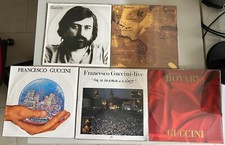 [ 5 VINILI LP 180 gr ] - RACCOLTA FRANCESCO GUCCINI  editoriale