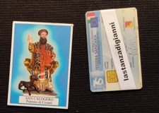 Santino CALOGERO CESARO’ Immaginetta Sacra MESSINA parrocchia dedicata