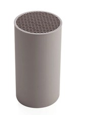 Ceppo Porta Coltelli Universale BRANDANI in Plastica Colore Beige Tortora Cucina