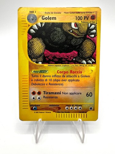Carta pokemon golem holo - carta,