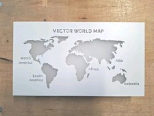 Applique Lampada da muro da parete LED 13W Mappa Mondo Design Moderno 1040lm