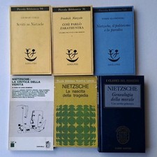 LOTTO 6 LIBRI SU F. NIETZSCHE