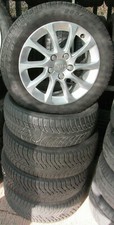 CERCHI IN LEGA 16 ORIGINALI AUDI A3 + GOMME TERMICHE 205 55 16 - NEVE