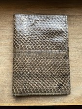 Portafoglio in Vera Pelle di Pitone Nuovo