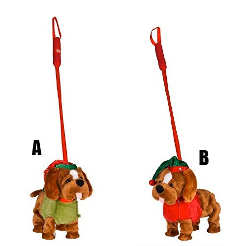 Peluche cane con guinsaglio - con,