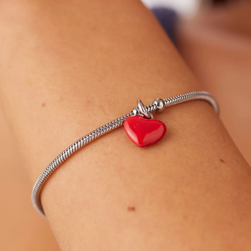 Sagapo bracciale cuore rosso - sagapo,