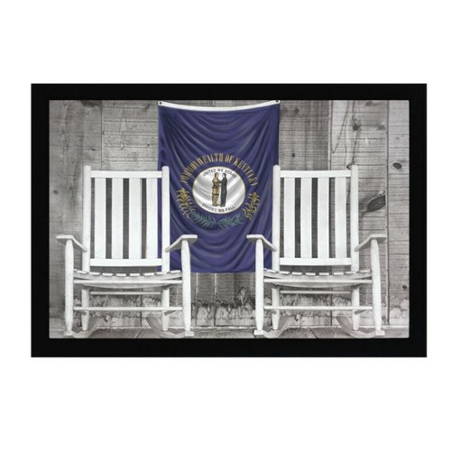 Bandiera kentucky con - kentucky, sedia