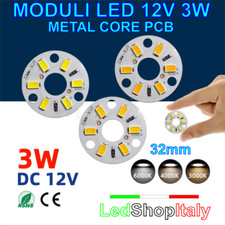 Modulo Pannello LED 12V 3W luce bianca forma rotonda - prodotti personalizzati