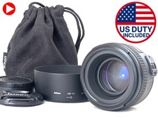 [Top Mint W/Cappuccio Custodia] Nikon Af-s Nikkor 50mm F/1.4 G Standard Lente