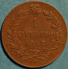 1867 M Italia Centesimo
