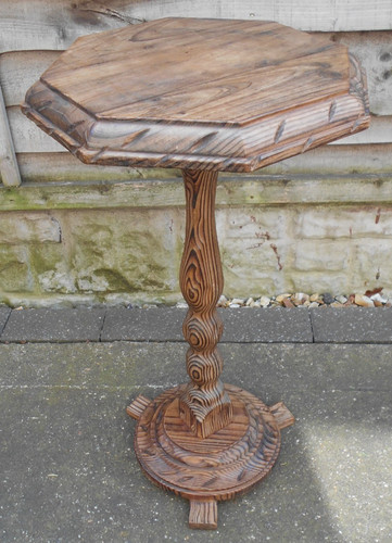 Lampada piantana vintage legno - lampada/piantana,