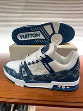lv trainer denim (blue)