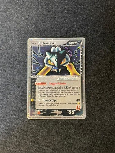 Rocket raikou pokemon - rocket, ex,