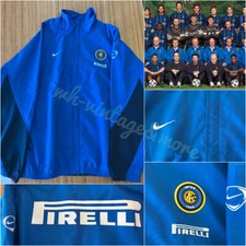 Maglia Jacket Giacca training Fc Inter Milan Nike Pirelli 2003/04 Originale