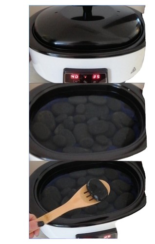 Pentola pietre hot stone - pietre,