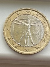 Moneta da 1 euro R Leonardo Da