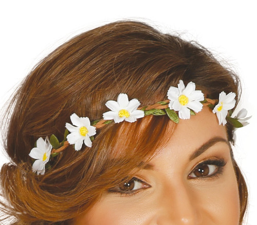 Boho margherita fiore corona