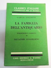 Goldoni, La famiglia dell’antiquario, introduzione e  commento di Guglielmino