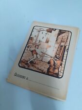 Vecchio Quaderno Scuola  G. MATTONI Non sono giocattoli ma strumenti di morte