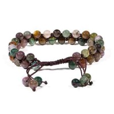 Bracciale regolabile pietra - bracciale, in