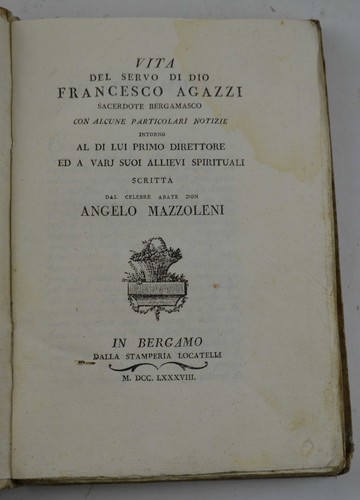 Mazzoleni angelo vita - mazzoleni, del
