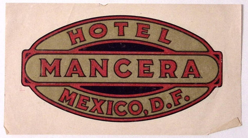 C1940s hotel mancera mexico - c1940s,