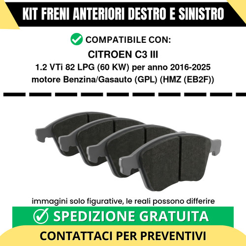 Pastiglie freno anteriori - freno,