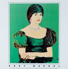 Andy WARHOL: Principessa Diana - Manifesto Originale A Colori