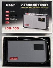 TECSUN ICR-100 Radio FM tascabile con sintonizzazione ETM registratore digitale lettore MP3