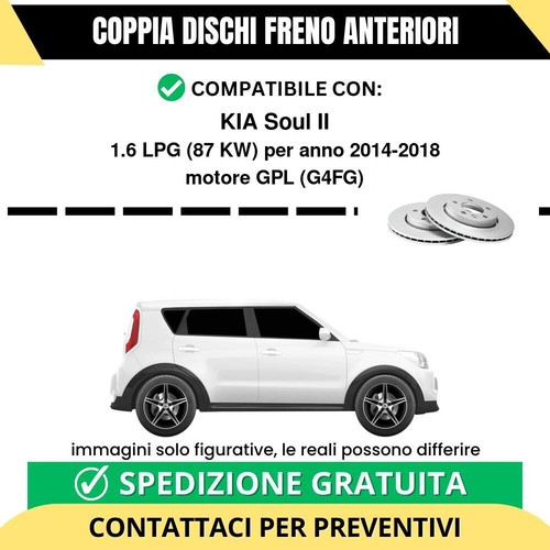 Coppia dischi freno anteriori - dischi,