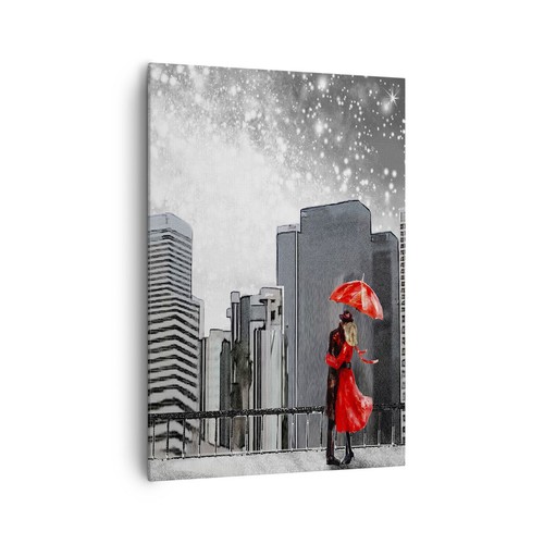 Quadro tela 70x100cm città - su,