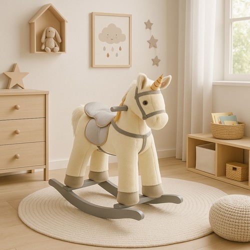 Cavallo dondolo unicorno - a,