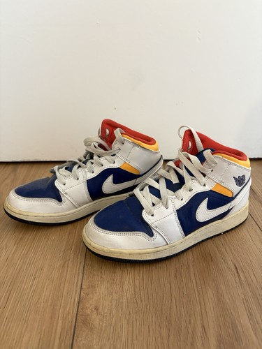 Nike air jordan mid blu - air,