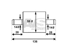 AVS AUTOPARTS G721 - Filtro