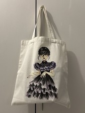 Borsa tote Wednesday Addams – Nuova – stile dark/gothic Nuova