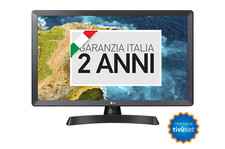 Televisore LG TV LED HD 24" 24TQ510S-PZ Smart TV Nero HDR Bluethoot WiFi USB