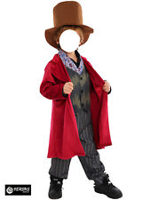 Simile Willy Costume Carnevale Vestito Bambino Giacca Cappello Cosplay WONKA03