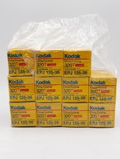 LOTTO 11 rotoli Kodak Ektachrome 320T 135/36 E-6 pellicola 35mm (Exp 2000) FROZEN