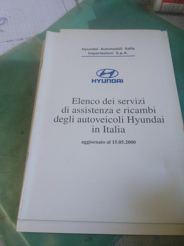 Hyundai atos 2000 libretto - hyundai,