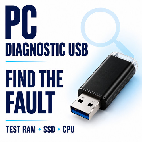 Diagnostica usb prova ram - diagnostica, pc