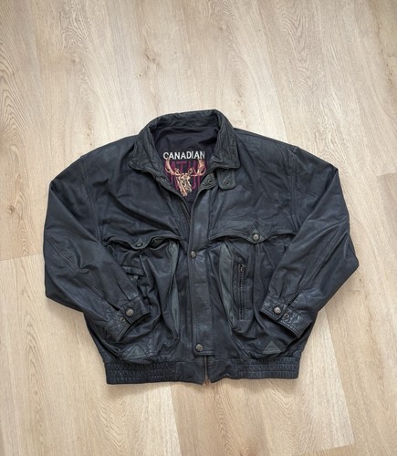 Giacca pelle uomo canadian - giacca,
