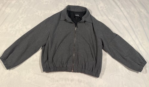 Zara giacca bomber - giacca, grigio