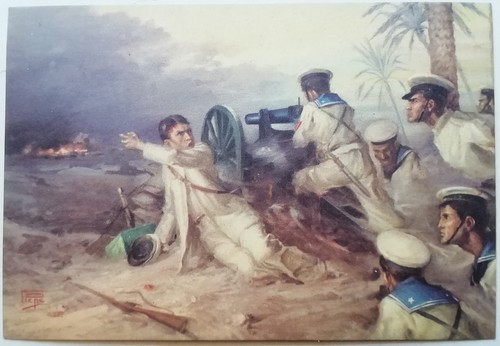 Cartolina cannone mortaio - cartolina,