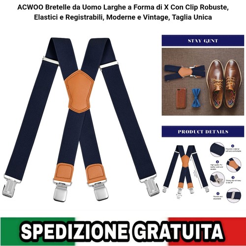 Bretelle uomo forma - a, x