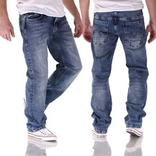 Pantaloni jeans uomo Big Seven Morris blu medio comfort fit