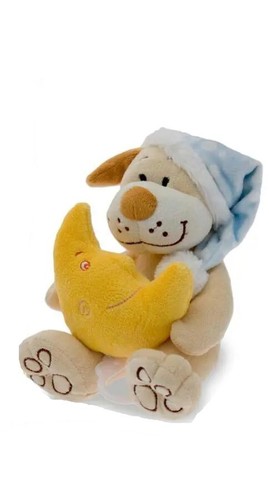 Peluche con carillon - peluche, cagnolino