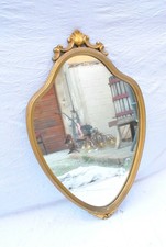 Specchio Neoclassico Vintage Legno Dorato 95 cm