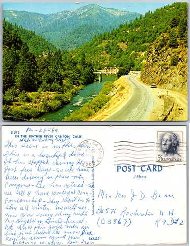 Cartolina feather river - cartolina,