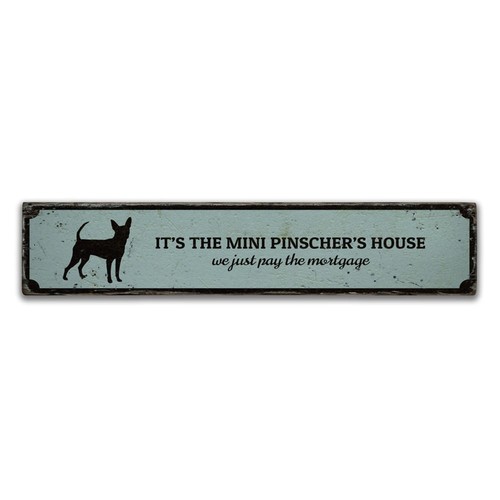 Insegna mini casa pinscher - mini,