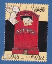 Italia 2008 Europa la lettera mailbox cassetta della posta the letter usato used